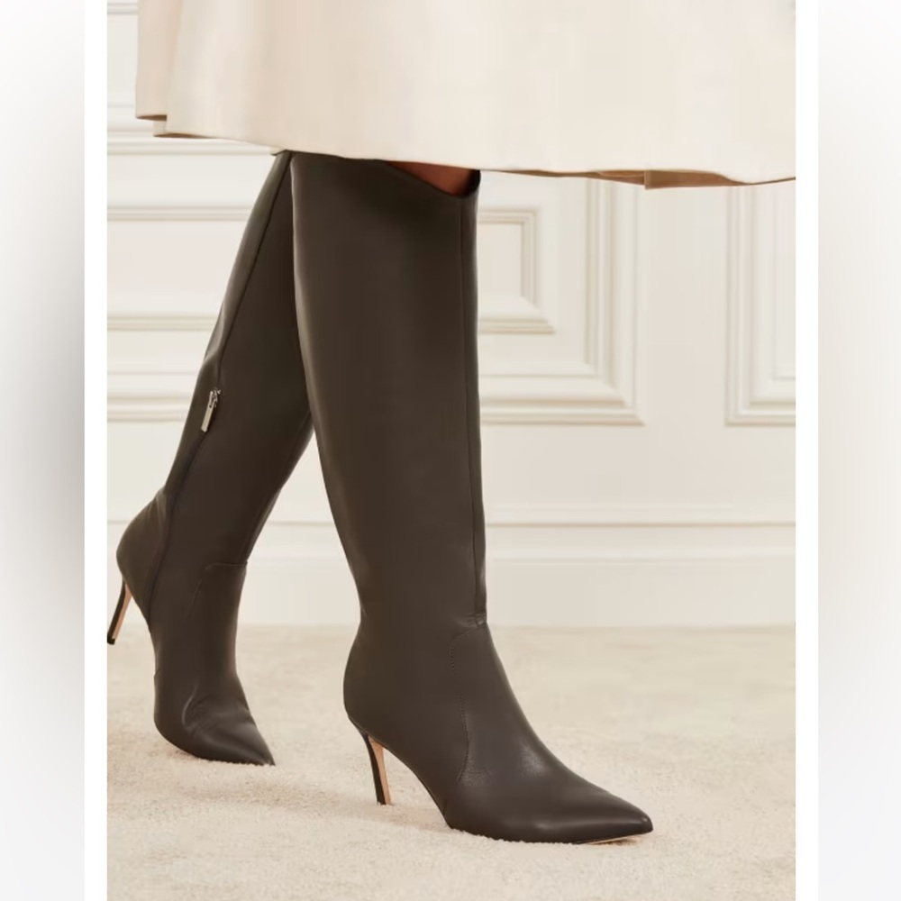 Marciano Elegant Black Knee-High Boots - Size 8